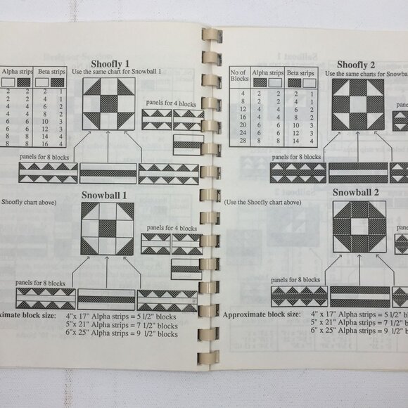 The Magic Of Fast Patch Quilting Book Anita Hallock Strip Quilt Project 1988 - Picture 6 of 8